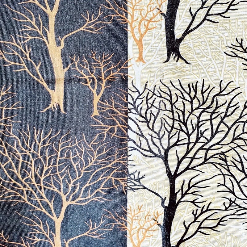 Immix 2 Piece Garden Panel Eyelet Polyester Window Curtains 6 Feet Pack of 2 Room Darkening Washable_CurtnTreexP2  - Image 5