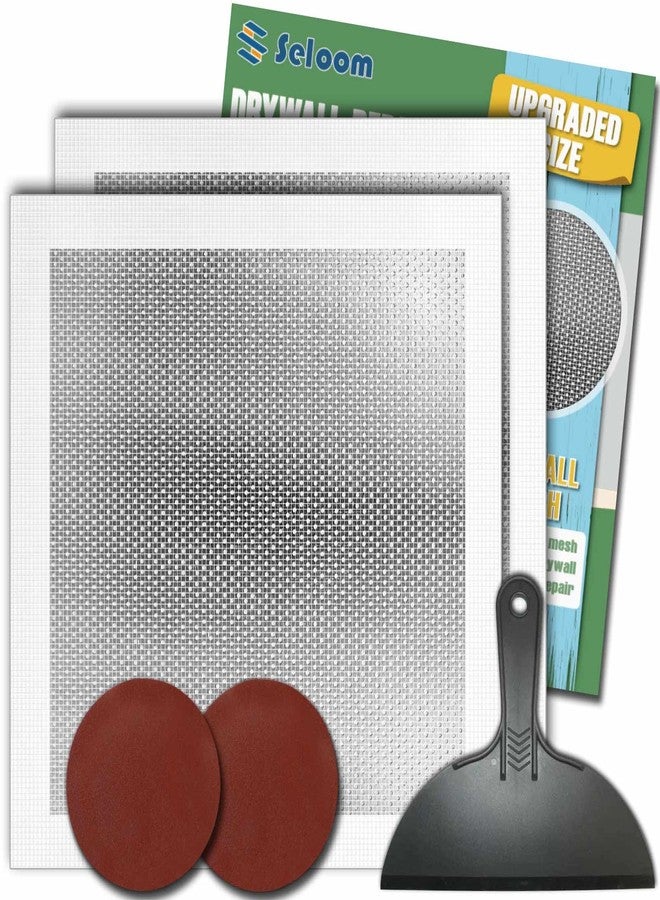 Seloom 12 X 12 Inch Drywall Repair Kit - Heavy Duty Self-Adhesive Mesh Drywall Patch Kit for Large Holes, Quick & Easy Wall Patch Repair kit for Wall and Ceiling - Image 1