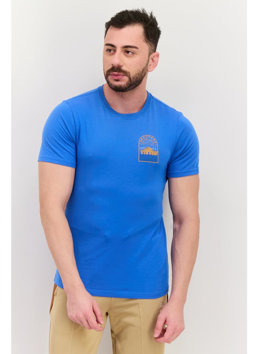 Men Sportswear fit Short Sleeves Outdoor T-shirt, Blue - pzsku/Z4EA4CD4315C35AC99333Z/45/_/1737642518/913961ff-8740-4369-afe1-42b26dbfdd92