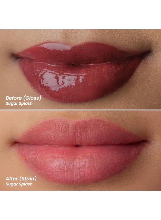 LAMIOR Hydrating Lip Gloss Stain, 2-in-1 Ultra Glossy Shine, Main Character | Long-Lasting Lip Tint, Non-Sticky High Pigment, Peptide, Astaxanthin & Kakadu Plum Infused, Vegan Cruelty Free, Pack of 3 - Image 3