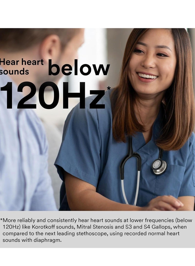 Stethoscope  Black Tube, Standard Finish 5620 - Image 4