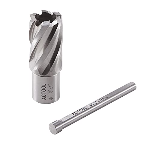 ACTOOL 7/8" Diameter × 1" Depth of Cut HSS ANNULAR Cutter with 3/4'' Weldon Shank - Image 5