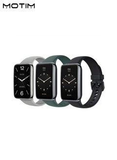 Motim 3 Pack Watch Strap Sport Bands Compatible with Xiaomi Band 7 Pro, Waterproof Soft Silicone Replacement Strap Accessories, Wristbands Bracelet for Mi Band 7 Pro  - Image 1