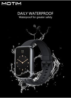Motim 3 Pack Watch Strap Sport Bands Compatible with Xiaomi Band 7 Pro, Waterproof Soft Silicone Replacement Strap Accessories, Wristbands Bracelet for Mi Band 7 Pro  - Image 3