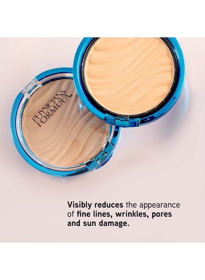 Physicians Formula بودرة مضغوطة معدنية خالية من التلك SPF 30 شفافة | مختبرة من قبل أطباء الجلد، مختبرة سريرياً - Image 5