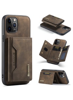 CaseMe Wallet Case for iPhone 12 Pro MAX DGMING Premium Leather Phone Case Back Cover Magnetic Detachable with Trifold Wallet Card Holder Pocket - Coffee - pzsku/Z4EA50FA795BD52D10262Z/45/_/1727609522/6b643435-a124-4013-b52b-b697cf41d0f7