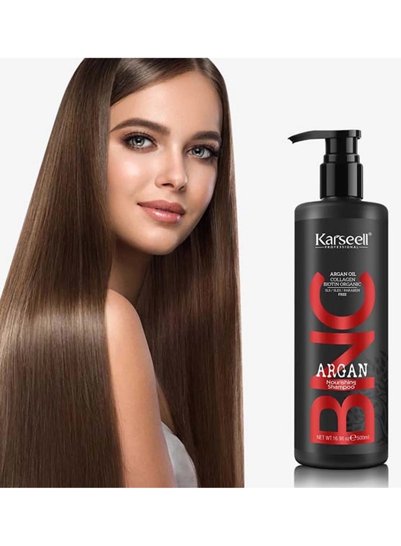 Karseell BNC Argan Nourishing Shampoo 500ml - Image 1