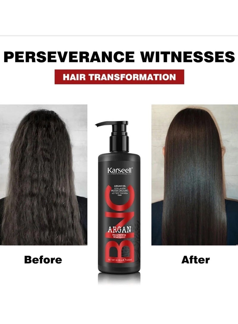 Karseell BNC Argan Nourishing Shampoo 500ml - Image 4