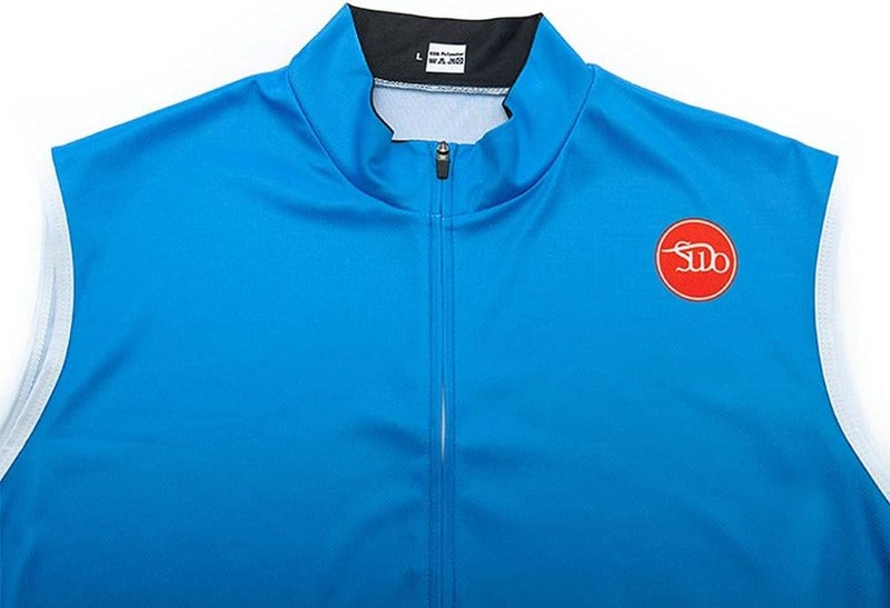 SUDU SUDO Men's Cycling Jersey Sleeveless Tops Clothing Bike Shirts Vest Breathable Bicycle Clothing Jacket - Image 2