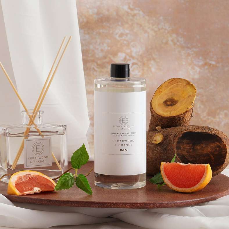Elegance Cedarwood Orange Refill Oil 500ml - Grey