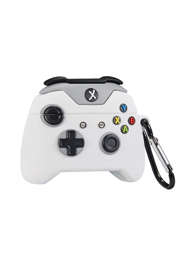 Game Controller Shaped Cartoon Case Cover For Apple AirPods Pro White - Image 1