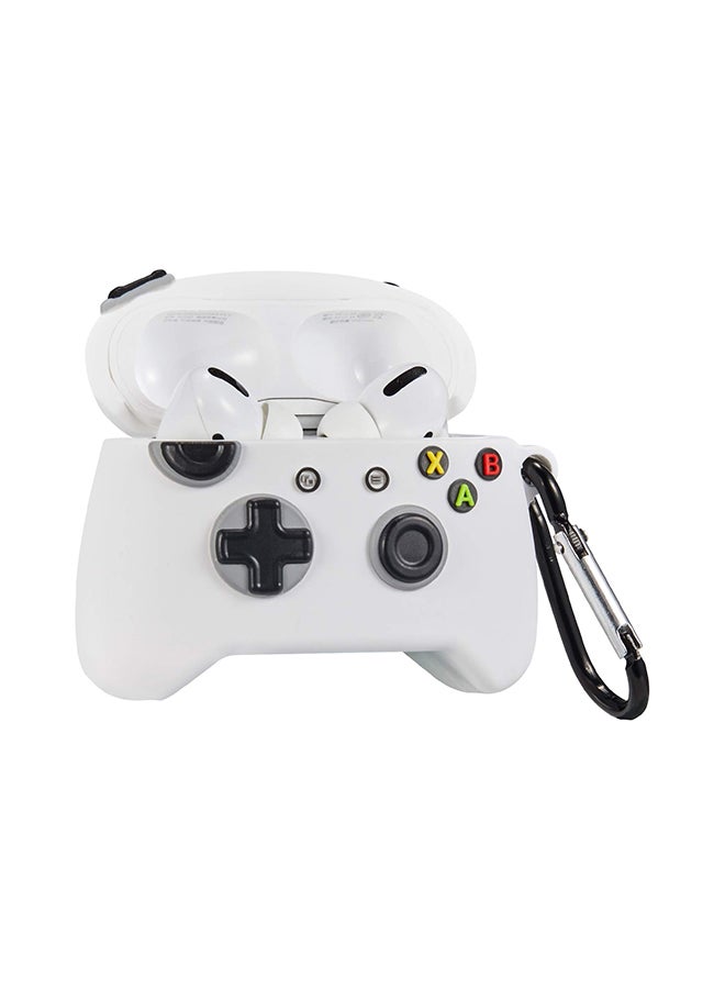 Game Controller Shaped Cartoon Case Cover For Apple AirPods Pro White - Image 2