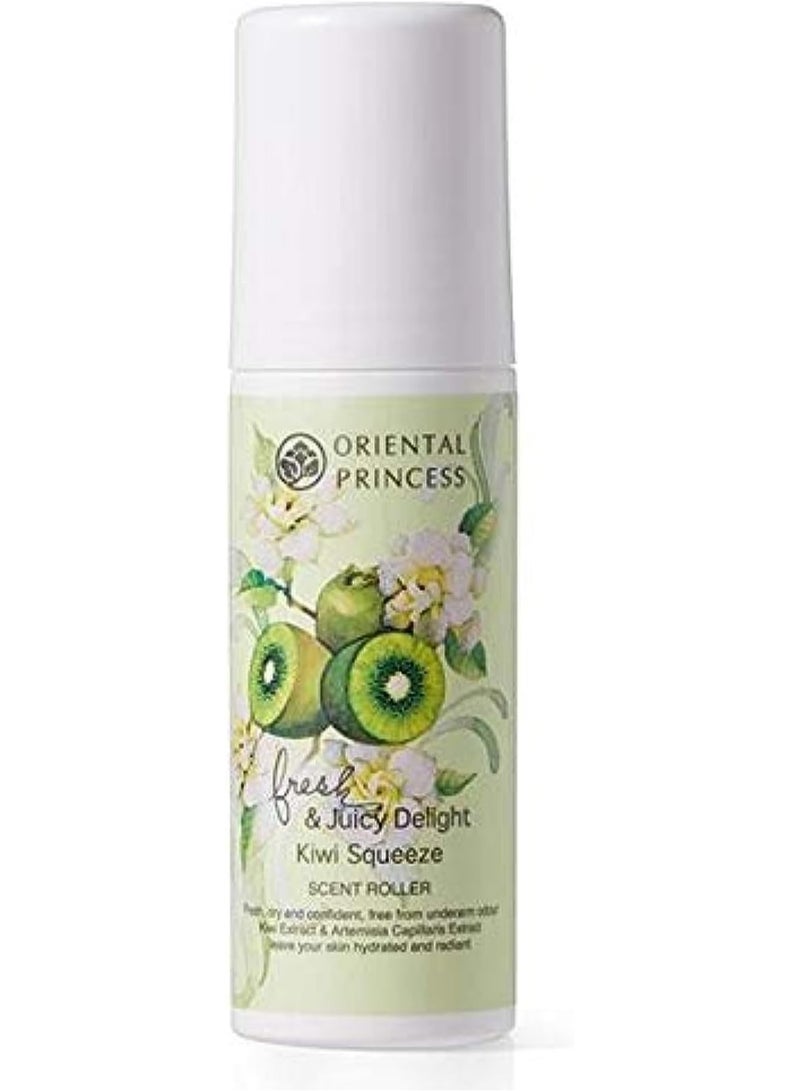 أوريانتال برنسس مزيل رائحة العرق فريش آند جوسي ديلايت كيوي سكويز 70 مل