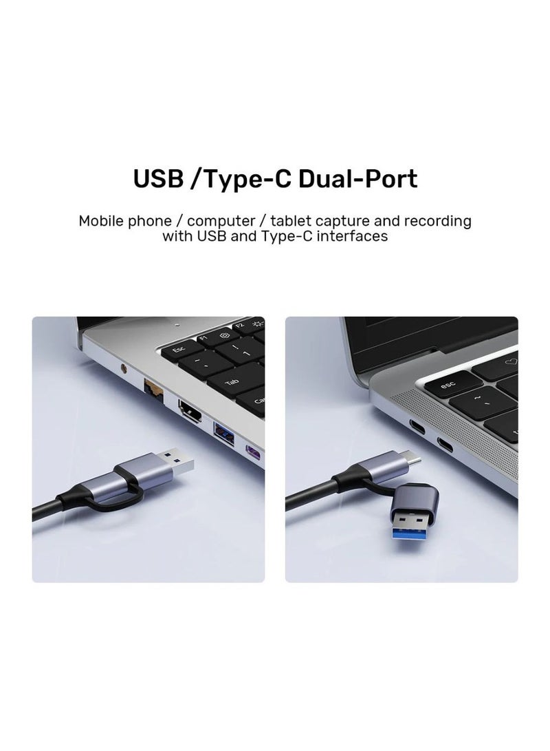 UNITEK HDMI to USB-C/USB-A Video Capture Card – 4K UHD HDMI Input, 1080p Output, Compatible with Windows, macOS, and Linux, for Game Streaming, Video Conferencing, and Content Creation - Image 5