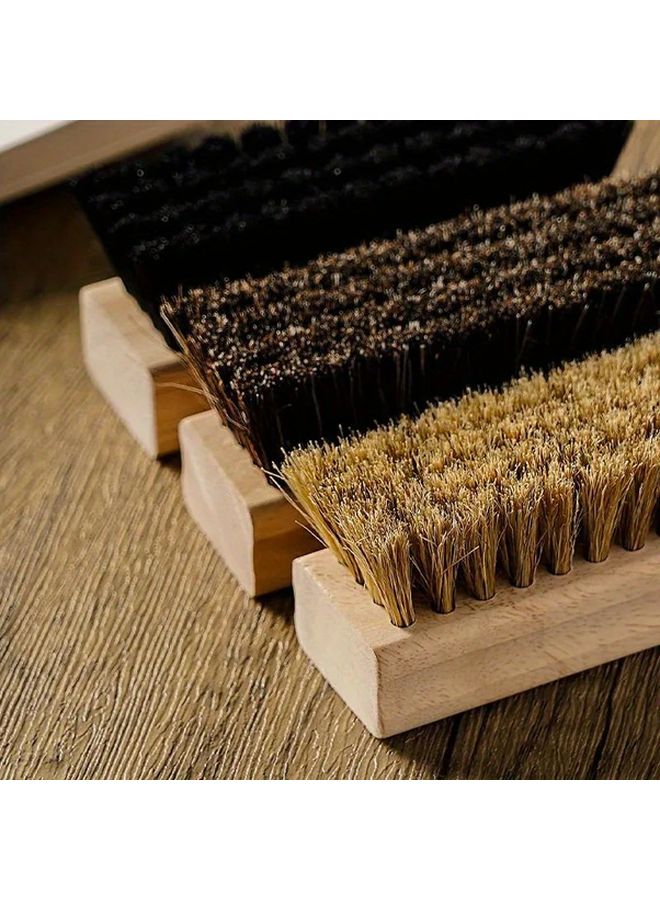 Multifunctional Laundry And Shoe Cleaning Brush Set With Ergonomic Handle Black - Image 4