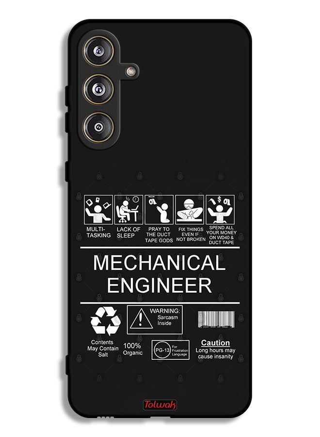 Tolwak Samsung Galaxy F55 5G Protective Case Cover Mechanical Engineer Sticker - Image 1