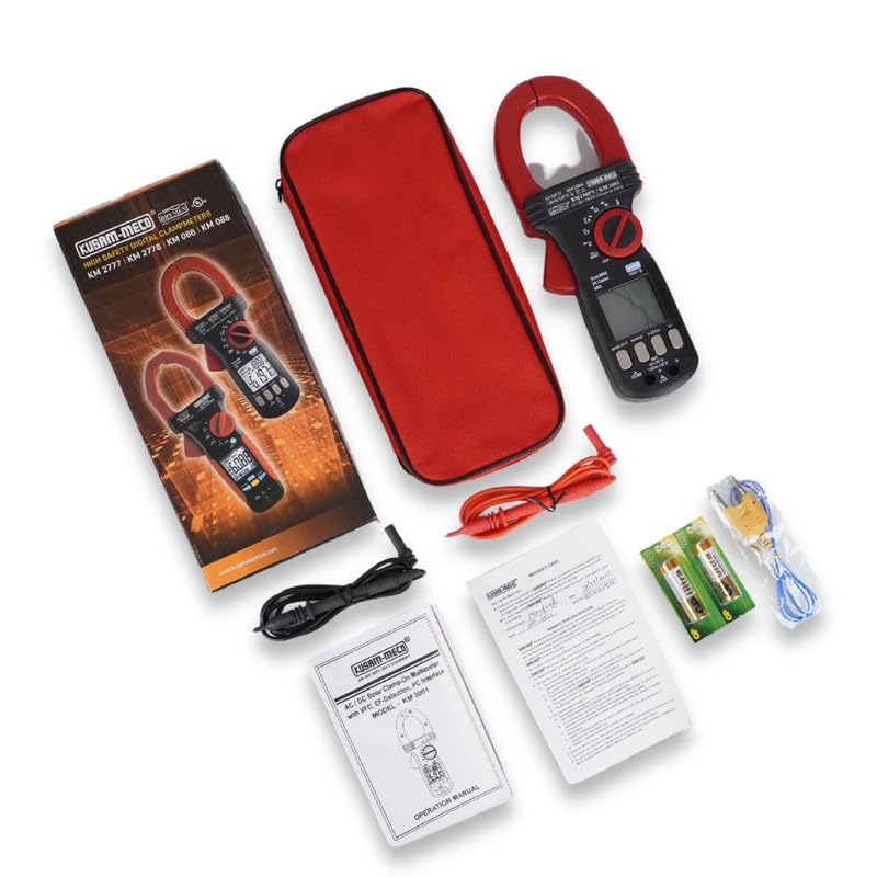 KUSAM-MECO KUSAMMECO ACDC TRMS Clamp on multimeter VFD EFDetection PC Interface For Solar Application KM 3001 1 Year Warranty  - Image 5