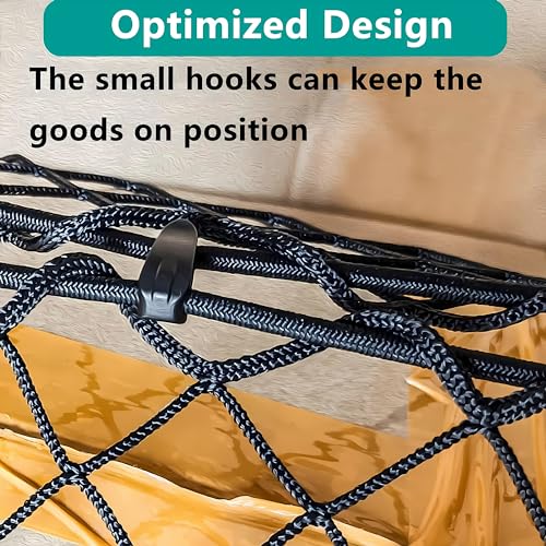 Leezhen Trunk Cargo Net Compatible with Ford Bronco Sport 2021 2022 2023 2024 2025 - Image 2
