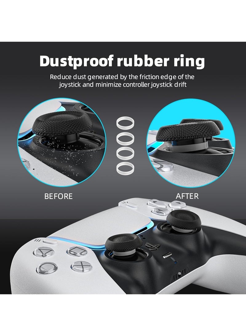HablTech PlayStation 5 Controller Cover Case, Anti-Slip Silicone Cover Skin Compatible with PS5 DualSense Controller with Thumb Grip Caps, Joystick Protectors and Cover Wrap Sticker - Image 5