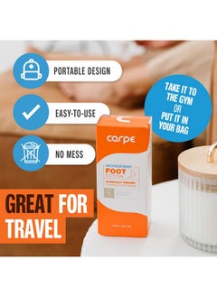 Carpe Carpe Antiperspirant Foot Lotion with APPLICATOR, A Dermatologist-Recommended Solution to Stop Sweaty, Smelly feet, Helps Prevent blisters, Great for hyperhidrosis. 1 Tube + Applicator  - Image 2