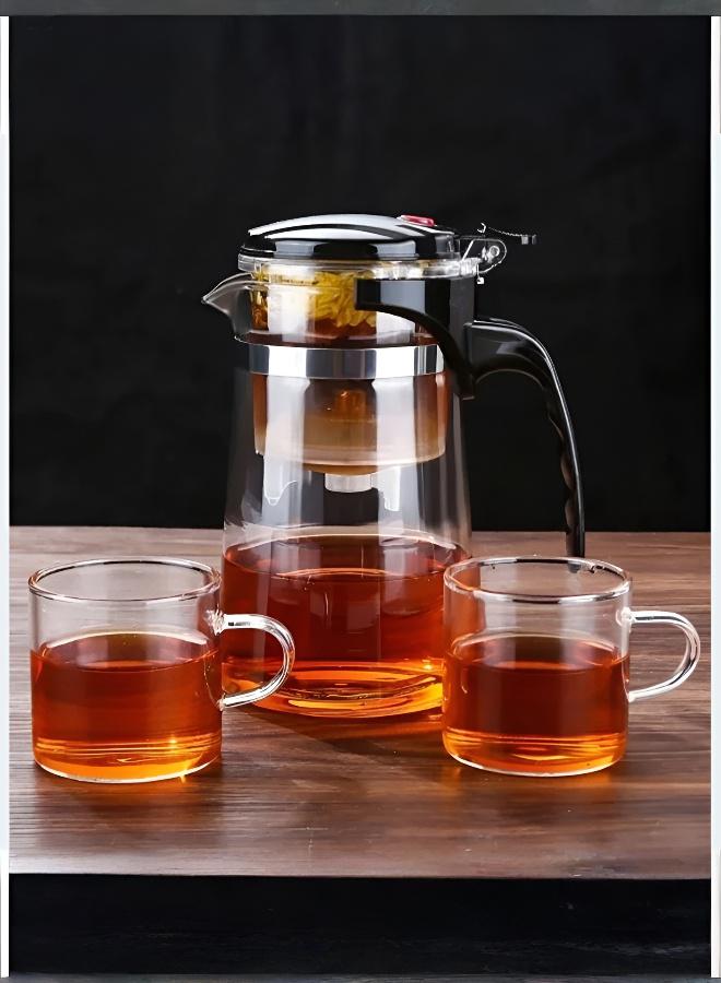 Luxury Glass Tea Set with Water Pitcher - Image 3