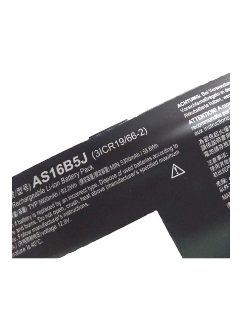 Generic - Replac AS16B5J AS16B8J Battery for ACCER Aspire 15.6" E5-575G E5-575G-53VG E5-575G-75MD E5-575-33BM E5-575G-57D4 E5-575G-5341 - Image 1