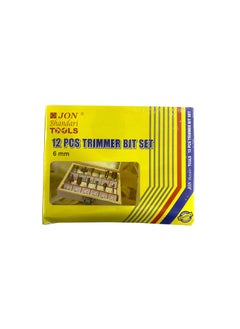 Jon Bhandari Tools Jon Bhandari Tools 12pc Premium Router Trimmer Bit Set 6mm with Wooden Box Specially Designed for Wood Working  - Image 3