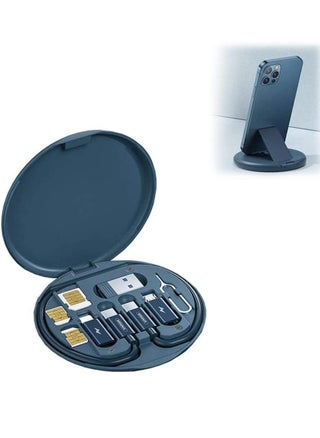 6 in 1 Multi-Function Portable USB Adapter Card Storage Set, 60W Fast Charge, Sim Card Tray Eject Pin, Hidden Phone Holder-Universal Smart Adaptor - pzsku/Z4EA61C8E3ADDFA8D26F3Z/45/_/1725093519/ed4c2de3-93d4-4105-bbab-9ebbefaaed33