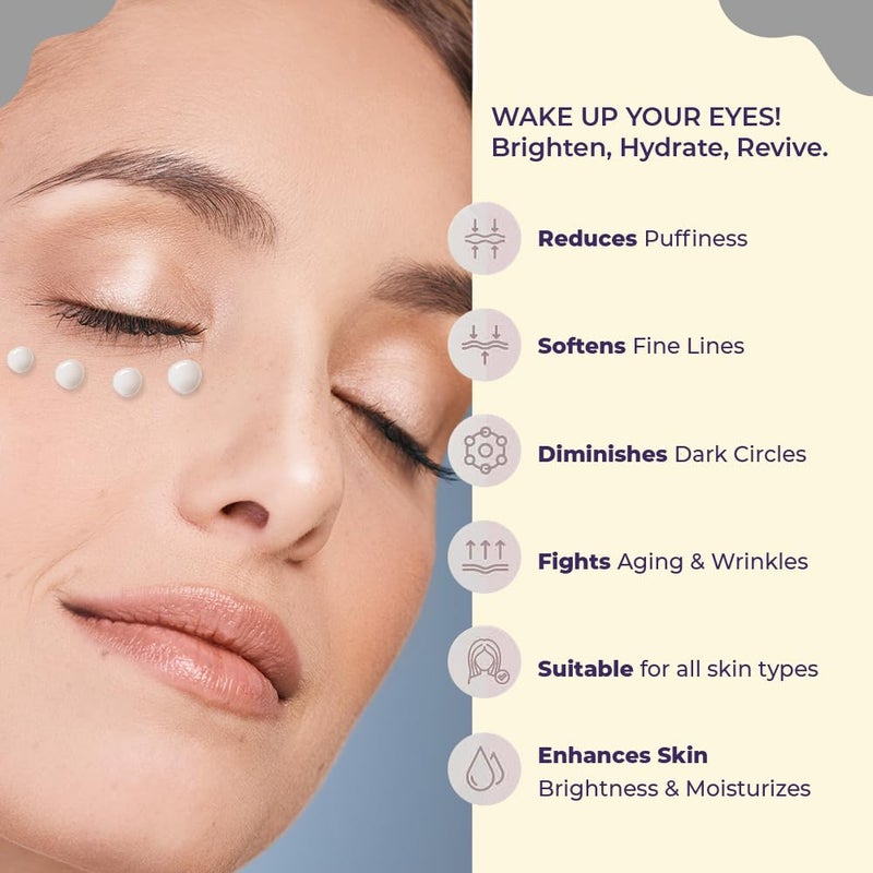 Sanfe Brighten Conceal Undereye Cream For dark Circlers wrinkles puffiness For women 20g - Image 2