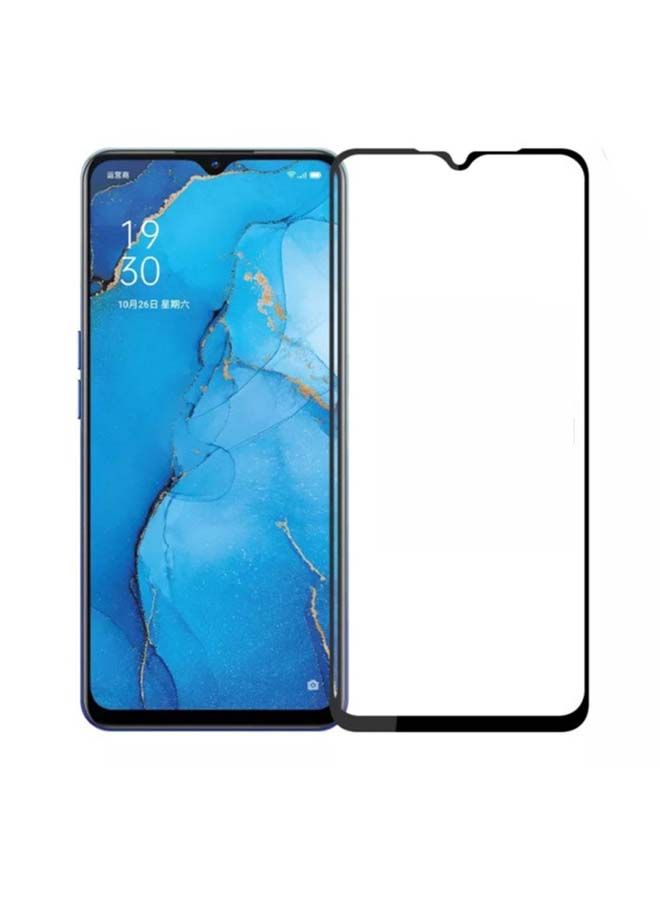 Loquat Tempered Glass Screen Protector For OPPO Reno 3 CLEAR/BLACK - Image 1