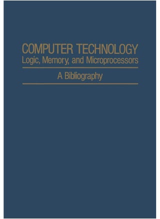 Computer Technology: Logic, Memory, and Microprocessors : A Bibliography - pzsku/Z4EA660C31930BD3BC6D1Z/45/1747220593/7ffdaf7d-2170-466d-b1c0-b7f9c2098bcb