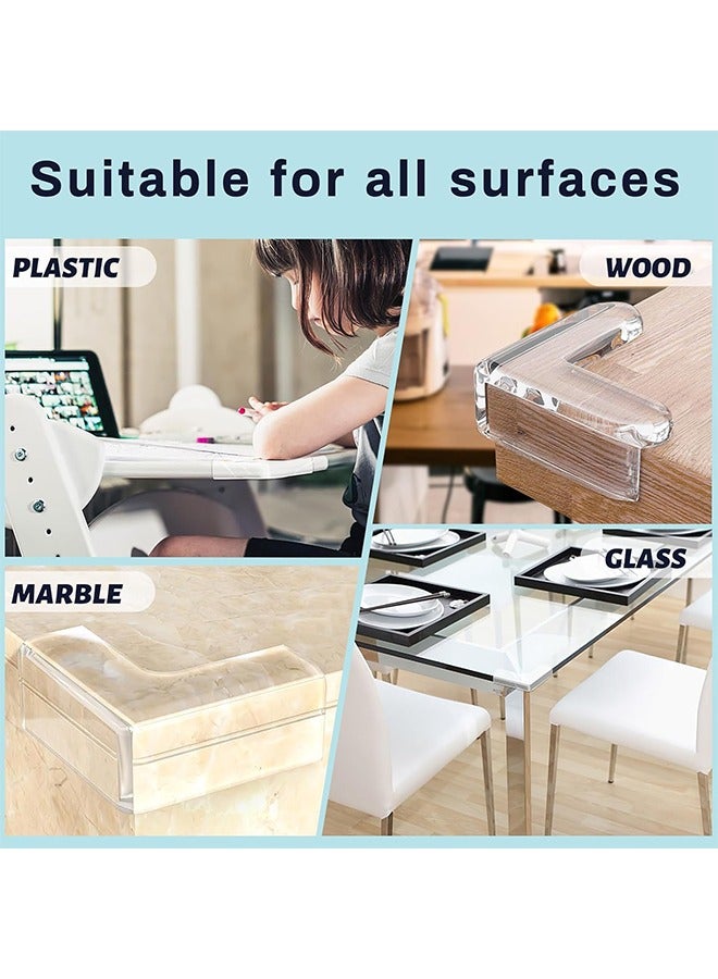 Mishilei Baby Safety Clear Corner Protectors 12 Pack Table Edge Guards Furniture Bumpers Cushion for Sharp Edges Child Home Use Everyday Safety - Image 5