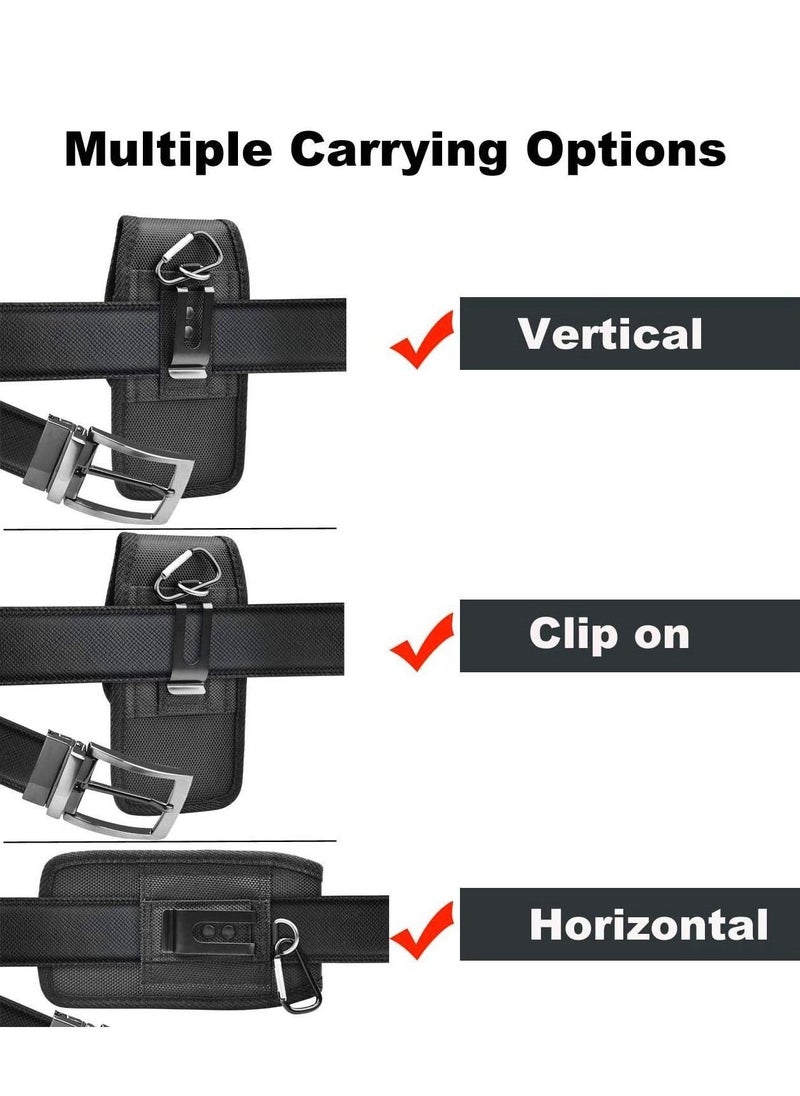 Generic Durable Waterproof Nylon Phone Bag Holder Belt Case with Loop Clip Pouch Waist Bag for iPhone Protection  - Image 2
