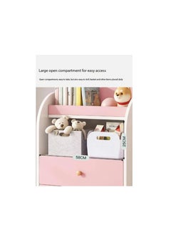 Generic Kids Wardrobe Closet,Portable Clothes Rack with 5 Drawer,Freestanding Closet Organizers and Storage System with Hanging Rods,Storage Cabinet Suitable for Cloakrooms,Bedrooms,Entrances（YN011-Pink）  - Image 5