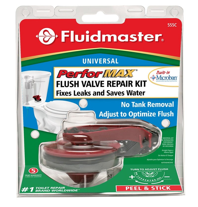 Fluidmaster 555CRP8 Universal PerforMAX 5 Minute Toilet Flush Valve Repair Kit 2 In. - Image 4