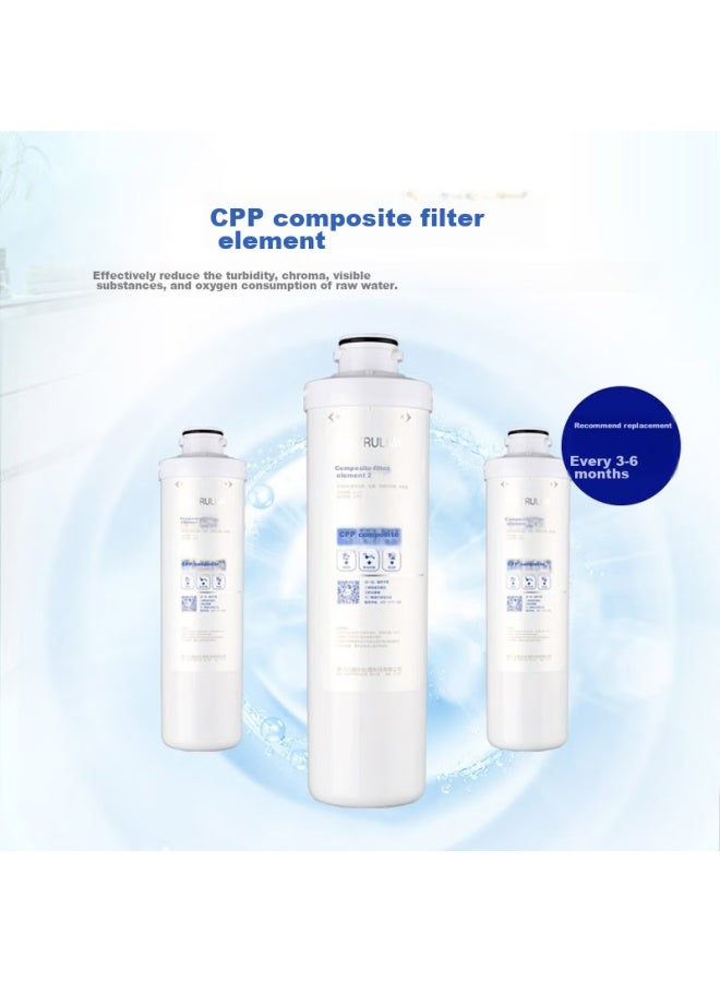 Truliva مرشح لتنقية المياه، مرشح المرحلة الثالثة الرفيع، مرشح مركب رسمي Pgp ، Cpp-12b - Image 3