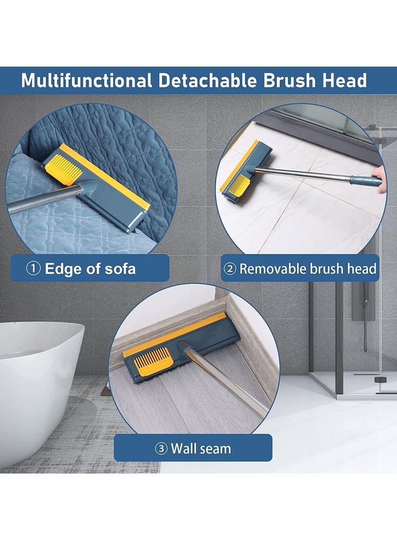 Cleaning Brush with Long Handle, 2 in 1 Floor Scrub Brush Stiff Bristle Brush Scrubber with Squeegee, Shower Scrubber Kit with 108cm Extendable Handle for Bathroom, Bathtub and Ceramic Tile - pzsku/Z4EA68D7FA46F9D10ED5EZ/45/_/1729751677/2dd1ef2e-cc0c-471b-b207-27636116addf