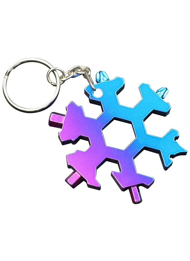 Generic 402 Stainless Steel Snowflake Wrench，Portable Screwdriver Wrench Bottle Opener Mini Tool  - Image 1