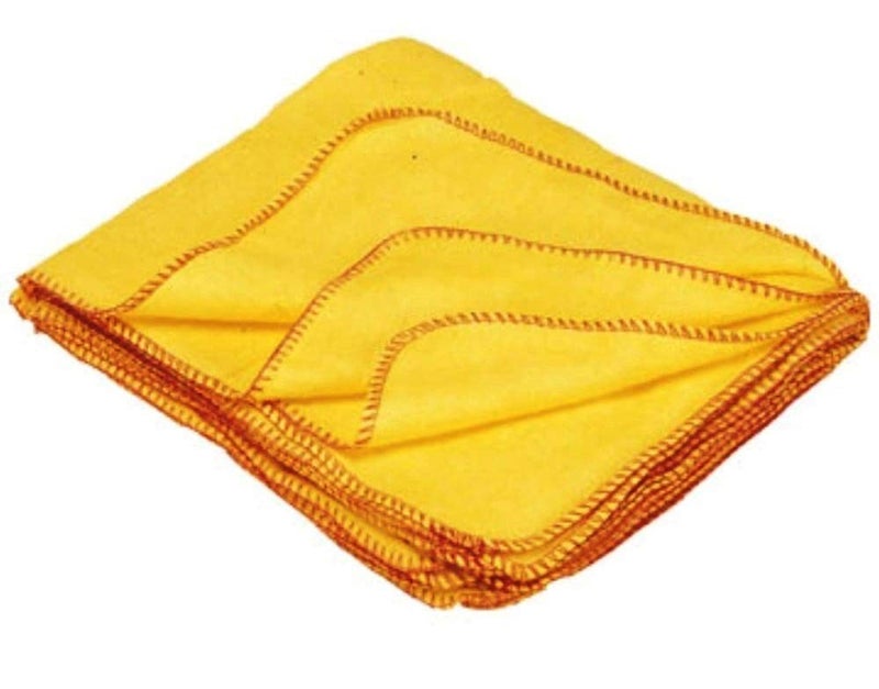 BEE HOME Super Soft Flannel Duster Use Home Kitchen Car Table Glass Car Mirrors This Big Large Cloth Mop Pocha 16x26inch Pack of 3 Yellow - Image 2