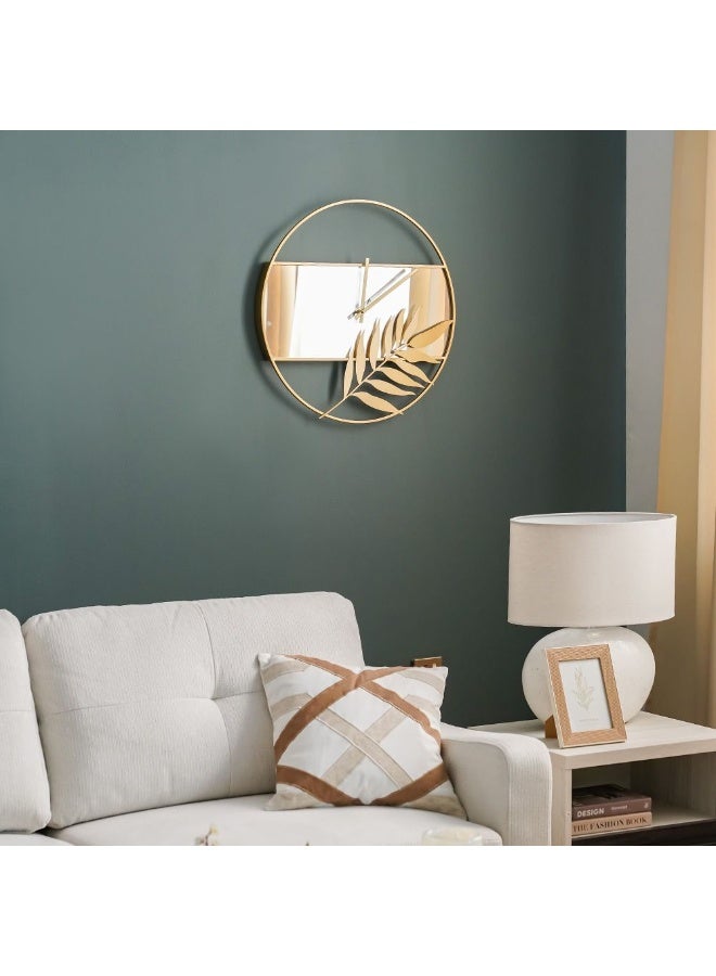 Cambridge Mirror Wall Clock Stylish Modern Design Sleek Mirror Finish Elegant Timepiece for Home or Office Decor Durable and Functional 60X60X4Cm Gold - Image 3