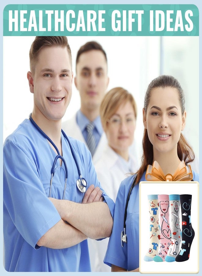 Happy Pop HAPPYPOP Doctor Nurse Socks for Women - CNA Gifts, Medical Gifts for Female, Nurses Students Graduation Gift, CNA Week Gift - Image 5