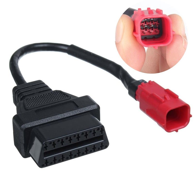 Mapout24 Elm 327 Bike OBD Cable Scanner Original Branded with 6 Month Free Replacement Warranty OBD 16 pin Female Connector to SMPL038 - Image 2