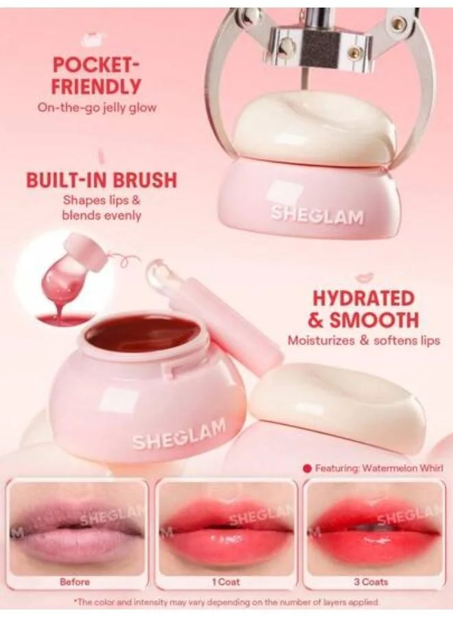 SHEGLAM  SHEGLAM Hydra Jelly Pocket Lip Jam-Apricot Pop for Women | Best Price UAE