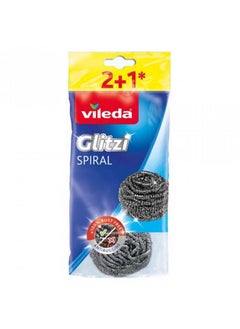 Vileda Stainless Steel Scourer 2 + 1 