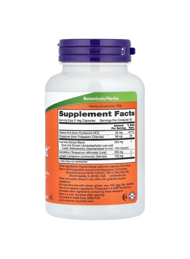 now Water Out Dietary Supplement 100 Veg Capsules - Image 2