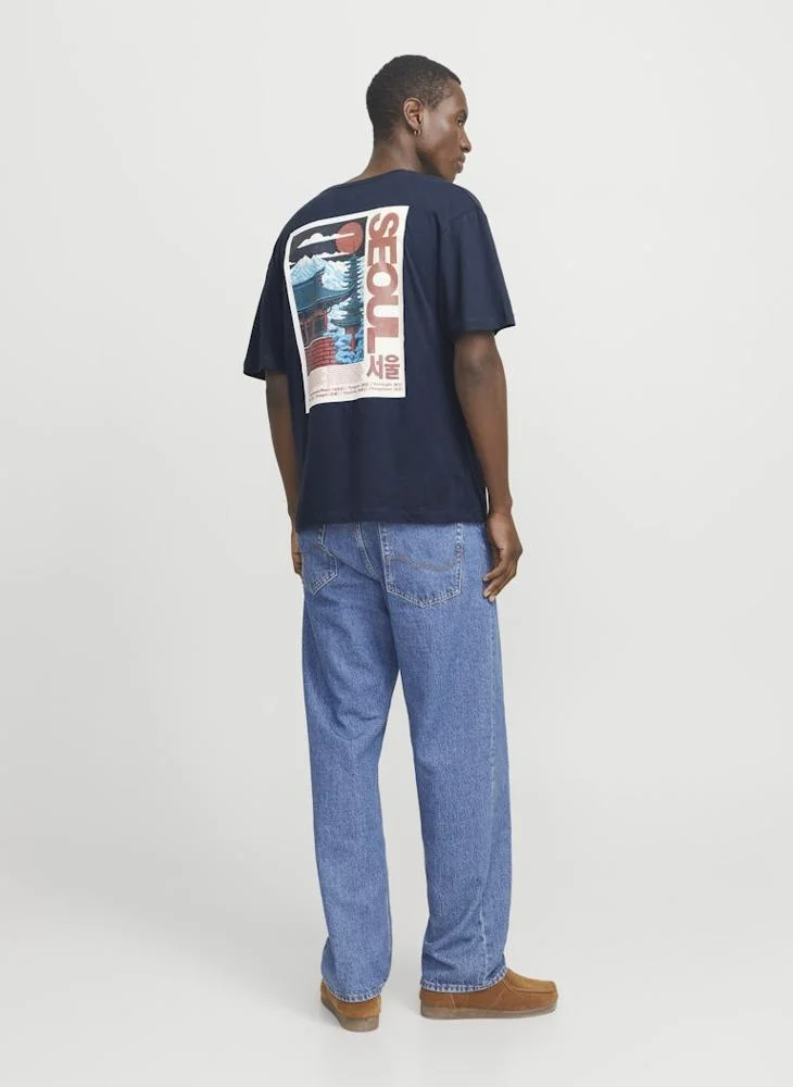 JACK & JONES Jorseoul Graphic Crew Neck T-Shirt