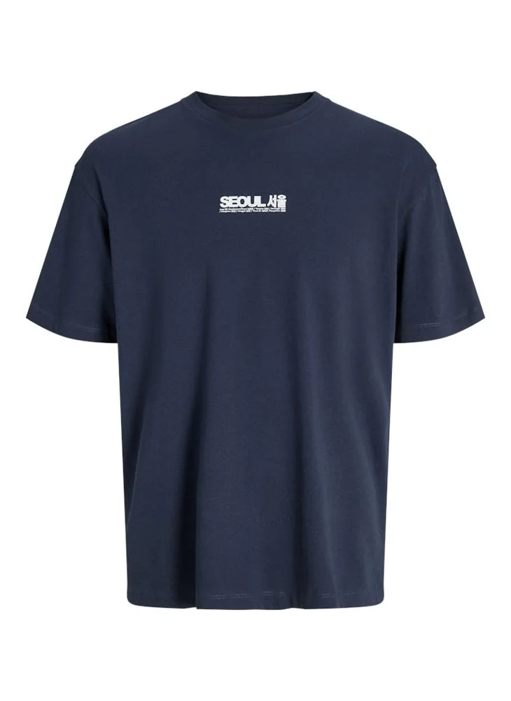جاك اند جونز Jorseoul Graphic Crew Neck T-Shirt