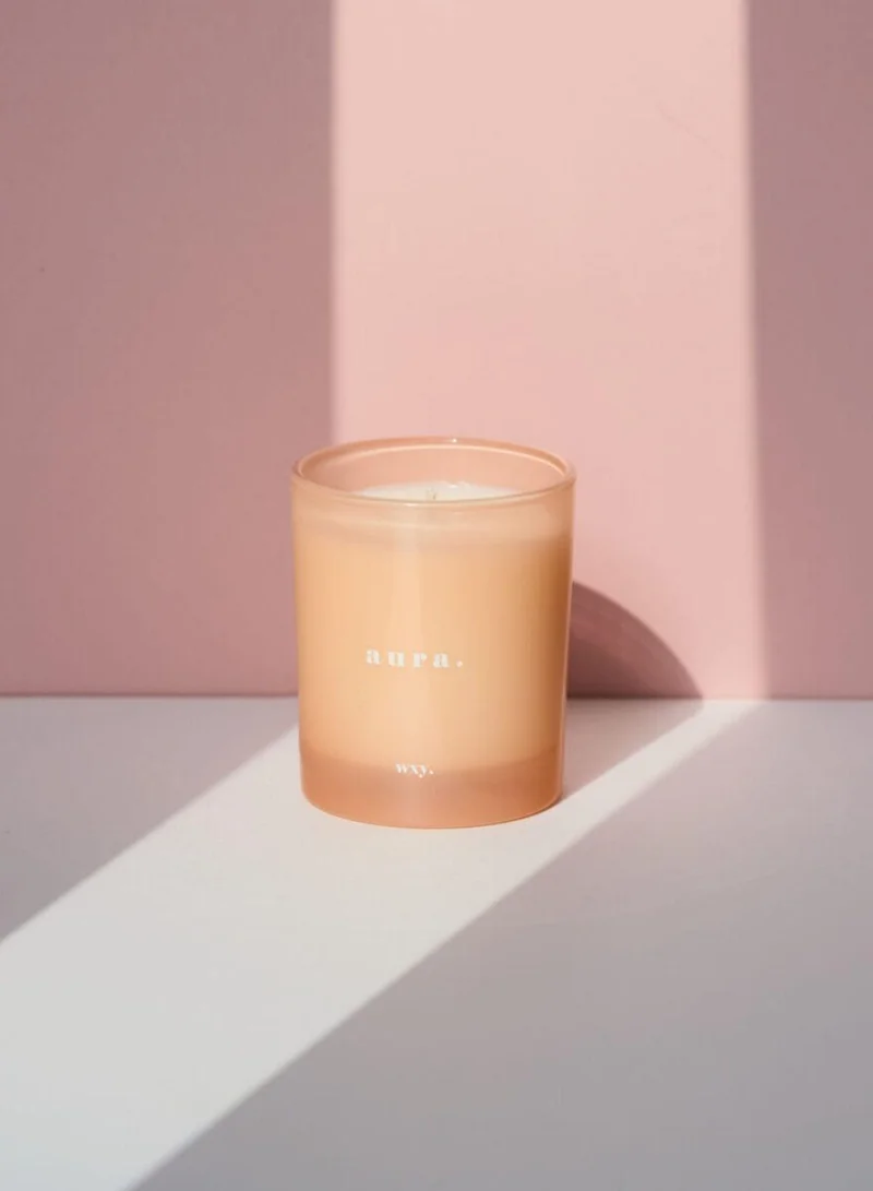 دبليو اكس واي شمعة معطرة  برائحة  الأوركيد والأخشاب البيضاء