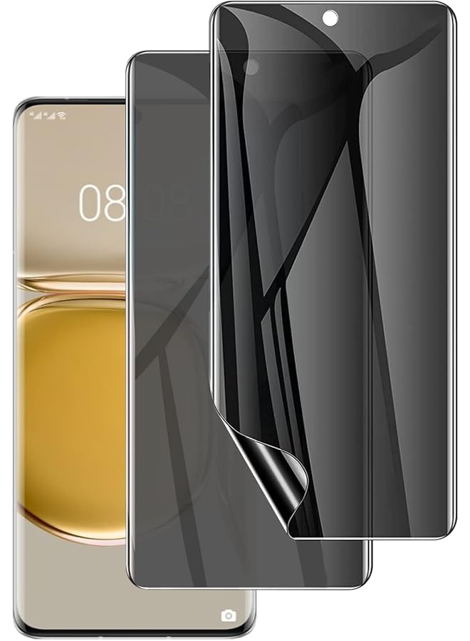 erorex Privacy Screen Protector For Huawei P50 Pro Not Glass Anti Spy Flexible Film Clear Protective Soft Tpu Anti Glare Film Anti Scratch For Huawei P50 Pro - Image 1
