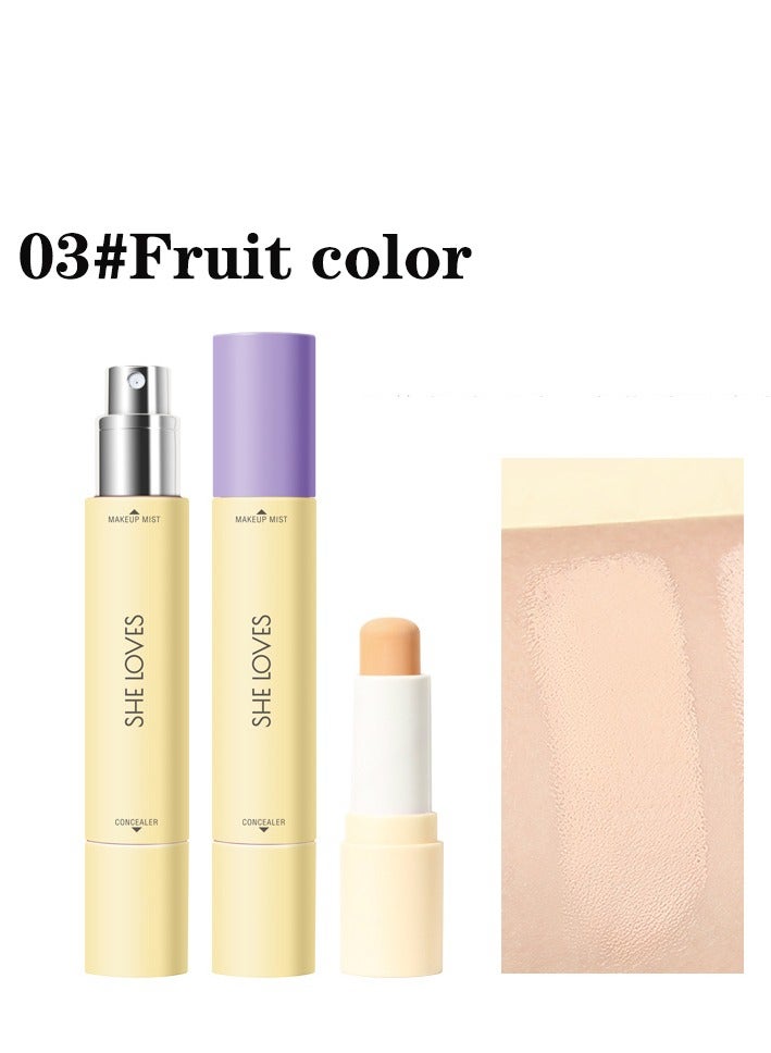 She Loves SHELOVES Concealer Setting Spray Set Concealer Oil Control Long Lasting Fixing Makeup No Makeup Removal Color Makeup  - Image 1